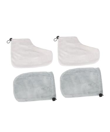 Veemoon 2 Paires Cire Et Accessoires De Paraffine Pour Bain De Couvre-mains De Paraffine Pour Soins Cire Chaude
