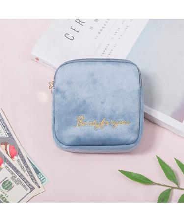 Portable Sanitary Napkin Storage Bag with Zipper for Girls/Women (2 Pack) - Buy Online on GoSupps.com
