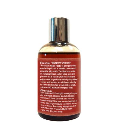 Fountain Mighty Roots Jamaican Pimento Black Castor Oil 4oz (2 Pack) - Buy Online on GoSupps.com