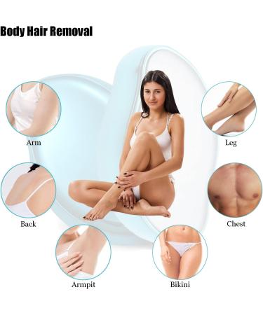 Crystal Hair Eraser for Women and Men Magic Hair Eraser 2024 New Upgrade Hair Removal Painless Skin Exfoliator Tool for Body Safe Mild Epilator (Blue) - Buy Online on GoSupps.com