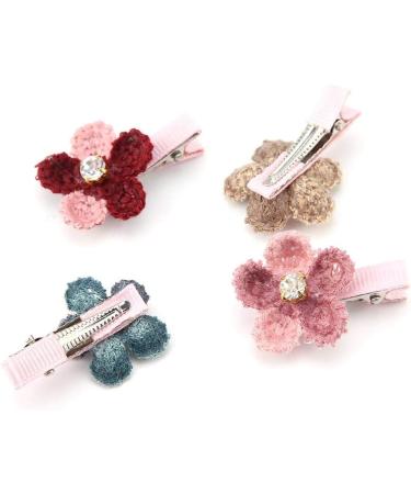 10Pcs Pet Hair Clips - Cute Floral Pet Hairpin Dog Cat Puppy Hair Accessories Pet Grooming Clips Dog Flower Clips - Buy Online on GoSupps.com