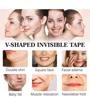 Face Tape for Instant Facelift | Neck Tape & Face Lifting Solution for Jowls & Double Chin - International Shipping Available - Buy Online on GoSupps.com