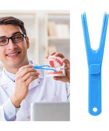 Premium Dental Floss Holder Set - 2 Tooth-Floss Holders & 10 Chopstops for Home Hotel & Travel - Essential Dental Silk Cleaning Tools - Buy Online on GoSupps.com