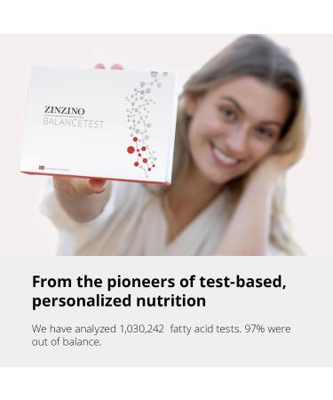 Zinzino BalanceTest - Blood Test Kit to Assess Fatty Acid Levels - Measures 11 Essential Fatty Acids Including Omega-3 6 9 - Easy Dry Blood Test - Buy Online on GoSupps.com