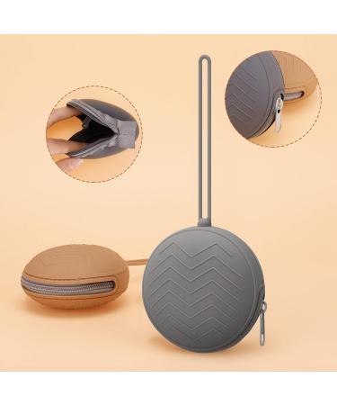Angelikashalala 3-Piece BPA-Free Pacifier Box Set | 2 Silicone Baby Pacifier Bags & 1 Dustproof Storage Box | Perfect for Travel & Backpack - Buy Online on GoSupps.com
