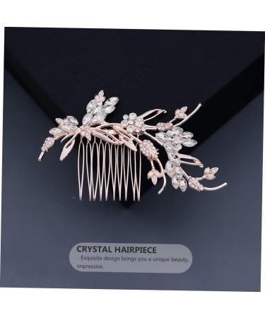 Ipetboom 1 PC Comb Rhinestone Flower Bridesmaid Branches and Leaves Alloy - Buy Online on GoSupps.com