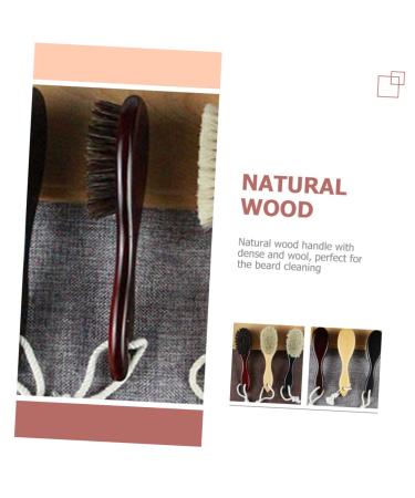 Premium Wooden Hairbrush for Men - Clean & Washable Beard Brush - 20x5cm - Buy Online on GoSupps.com