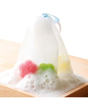 4 Piece Foam Net - Facial Cleansing & Shower Bubble Net for Easy Bubbles | International Shipping - Buy Online on GoSupps.com