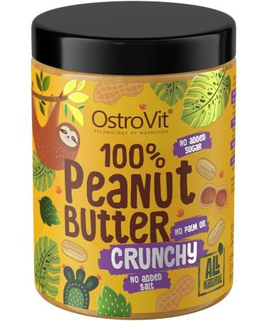 OstroVit 100% Peanut Butter (1000g) Croustillant - Buy Online on GoSupps.com