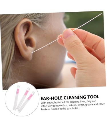 Ear Piercing Cleaning Line - Portable Ear Hole Cleaner Floss - 10X0.2CMx5pcs Rosyx5pcs - Buy Online on GoSupps.com
