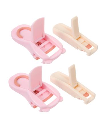 4pcs Cat's Paw Eyelash Curler Eyelashes Clip Beauty Eyelash Curler Curling Tools Eyelash Clip Eyelash Tool Push Type Eyelash Curler Makeup Tool Fake Eyelash Clamp