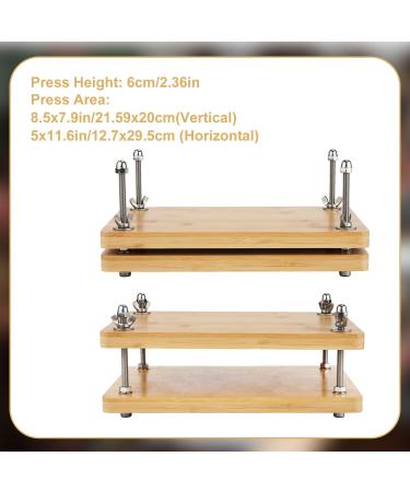 29.5x20cm Wooden Bamboo Book Press | Sturdy Bookbinding Tool & DIY Accessory - Perfect for International Shipping - Buy Online on GoSupps.com