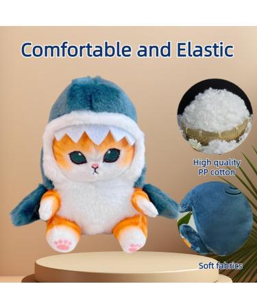 Cute Shark Cat Plush Doll - Soft Stuffed Animal Perfect Pillow for Fans' Birthday Gifts - Buy Online on GoSupps.com