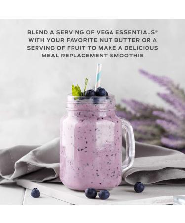 Vega Essentials Chocolate Plant Based Protein Powder - Vegan Superfood with Vitamins, Antioxidants - Keto, Low Carb, Dairy Free, Gluten Free - 21.6 oz (17 Servings) - Buy Online on GoSupps.com
