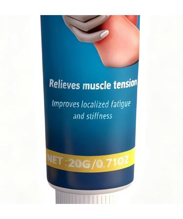  Generisch Foot Cream - 20g - Fast-absorbing moisturizing cream for knees - Heel relief cream - For soles of the feet swelling legs lower back shoulders - Buy Online on GoSupps.com