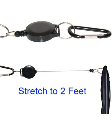 SHENGQIDZ Golf Club Brush - Groove Cleaner with Retractable Zip-line and Carabiner | 1 Pack Black - Buy Online on GoSupps.com