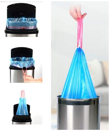 Small Trash Bags Garbage Bags Wastebasket Trash Can Liners for Home Kitchen and Office Fit Home Waste Bin Bathroom - Buy Online on GoSupps.com