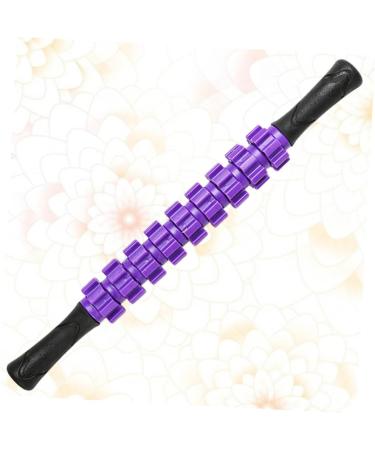 Lurrose 9 Waden Massager | Yoga Muscle Roller Stick | Tensioning Rod & Whole Body Massage Device | Purple Sports Equipment - Buy Online on GoSupps.com