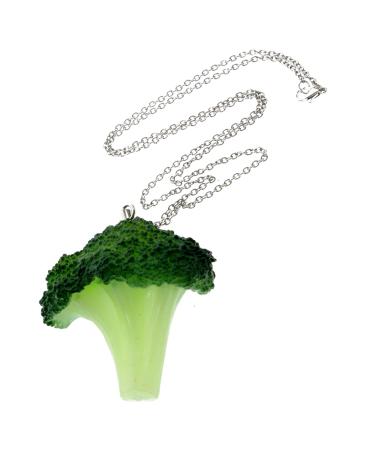 CHILDWEET Broccoli Necklace Daughter Broccoli Jewelry Women Necklace Miss Large Clavicle Chain
