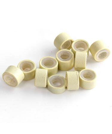 Faleto 100 Microrings for Hair Extensions - Silicone Hair Extension Loops & Micro Color Ring Beads (200 Pieces: Black & Blond) - Buy Online on GoSupps.com