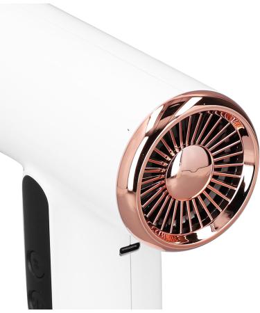 Cordless Hair Dryer USB Rechargeable Travel Hair Dryer with 3 Gears Adjustable Speed and Temperature 15000mAh Fast Drying Portable Small Blow Dryer for Dormitory Outdoor - Buy Online on GoSupps.com