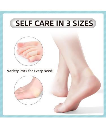 Blister Bandages for Feet - Extra Cushioning Hydrocolloid Gel Pads Water Resistant 9ct for Heels & Toes - Pain Relief & Blister Prevention - Buy Online on GoSupps.com