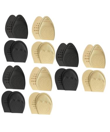 Gatuida 12 Pairs Forefoot Half Size Pad Bunion Forefoot Pads Gel Shoe Inserts Metatarsal Foot Pads Bunion Toe Relief of Foot Sunglasses Strap Sponge Sports Men and Women Sticker