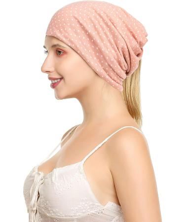 HONENNA Printed Turban Headband Chemo Cap - Gray+Spot Sleep Beanie - Buy Online on GoSupps.com