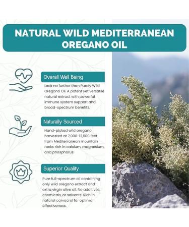 PURELY WILD Dr. Cass Ingram's Extra Power Oregano Oil from Mediterranean Sources Immune Support Supplement Oil of Oregano Drops Non-GMO Wild-Harvested 432 Servings 1 fl oz - Buy Online on GoSupps.com