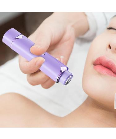 Bexdug Bikini Trimmer Electric Bikini Shaver Leather Double Heads Body Shaver Facial Hair Remover for Face Lip Chin Underarm Legs Personal Groomer Purple - Buy Online on GoSupps.com