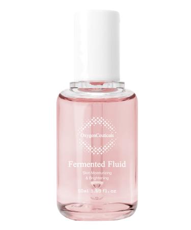 OxygenCeuticals Fermented Fluid Brightening & Hydrating Ampoule with Fructan Ferment Extract Arbutin & Niacinamide Improves Skin Tone & Radiance for Dry and Dull Skin. 1.69 fl.oz (50ml)