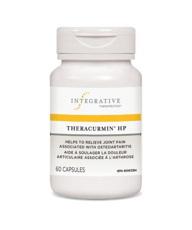 Integrative Therapeutics - Theracurmin HP - Turmeric Curcumin Supplement - 27x More Bioavailable - High Absorption Turmeric* - Helps to Relieve Joint Pain Associated with Arthritis - Vegan - 60 Capsules