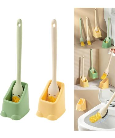 Innovative Duckbill Toilet Cleaning Tool Clean Difficult Corner Eliminate Comfortable Grip Handle Home Office Household Cleaning Tool Yellow - Buy Online on GoSupps.com