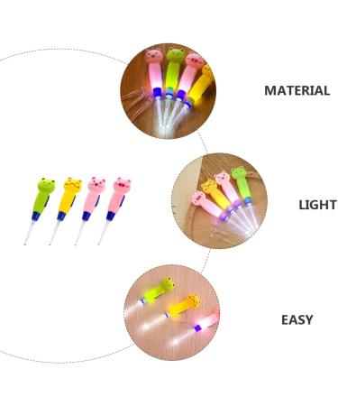 Cartoon Earpicks Set - 24 Lighted Ear Cleaning Spoons for Earwax Removal - Assorted Colors - 10.5X2.5X1CM - Buy Online on GoSupps.com