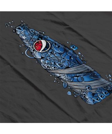 All+Every Pepsi Doodle Bottle Women's T-Shirt M Charcoal - Buy Online on GoSupps.com