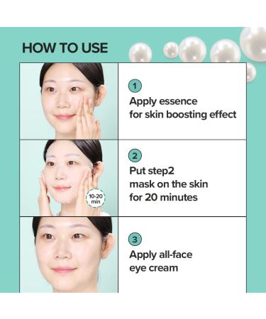 JM Solution Marine Luminous Pearl Deep Moisture 3 Step Mask - 10 Sheets for Dry Skin - Buy Online on GoSupps.com