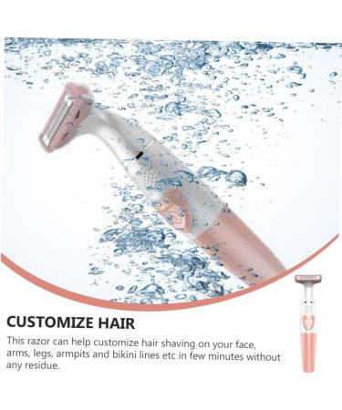 FRCOLOR Women Electric Shaver Painless Hair Trimmer For Face Legs Bikini Line Compact Handy Durable Material For Home Travel - Buy Online on GoSupps.com