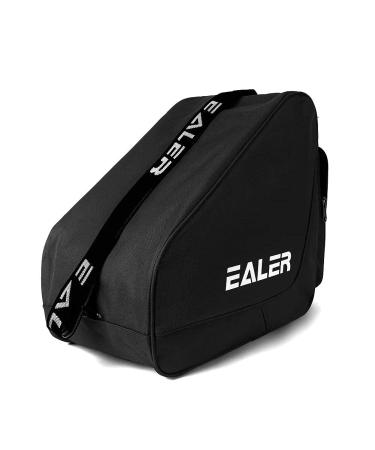 EALER Heavy-Duty Ice Hockey Skate Carry Bag, Adjustable Shoulder Strap Black