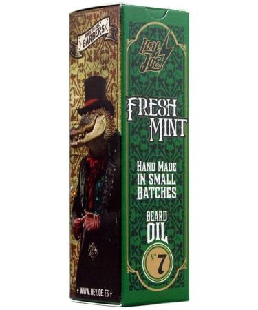 HEY JOE! - Huile Barbe No. 7 Menthe Fra che - Huile Barbe Naturelle Rafra chissante Pour Hommes Avec Parfum De Menthe Et De Pin - 30 ml Menthe et pin 30 ml (Lot de 1) - Buy Online on GoSupps.com
