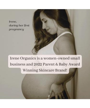 Irene Organics Belly Oil for Pregnancy Stretch Marks - Fast Absorbing & Hydrating 4oz - Buy Online on GoSupps.com