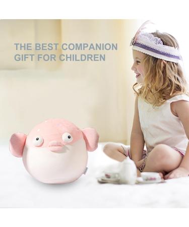 JOYRAVO 2-in-1 Travel Pillow for Kids - Pink Fish Animal Plushie Neck Pillow for Comfortable Airplane and Car Trips - Buy Online on GoSupps.com