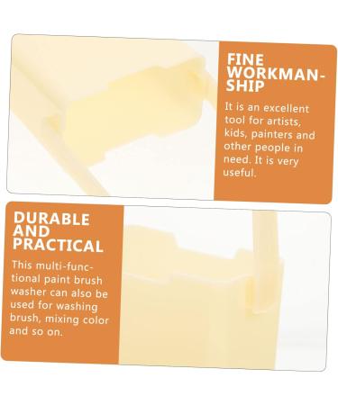 Frcolor 2-in-1 Pencil & Brush Holder - Compact Water Bucket for Household Cleaning & Acrylic Brush Washing - International Shipping - Buy Online on GoSupps.com