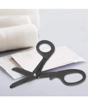 Buy First Aid Scissors for Nurses | Stainless Steel Trauma & Emergency Scissors (Black) - Fast International Shipping - Buy Online on GoSupps.com
