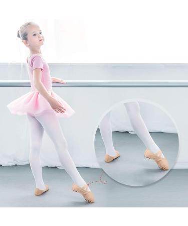SATINIOR 3 Pairs Girls Ballet Shoes - 3 Colors Ballet Slippers for Toddlers Practice & Yoga Dance - Size 11 Little Kid (Black, Pink, Beige) - Buy Online on GoSupps.com