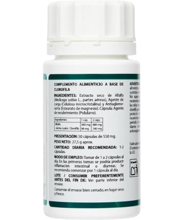 Equisalud Holofit Chlorophyll 50 capsules - Buy Online on GoSupps.com