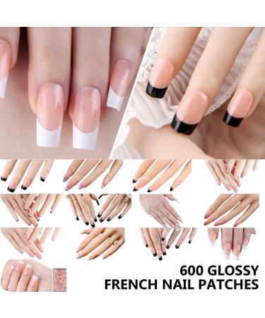 AJTUTUS/Box French Tip False s Press On False s Full Cover Stick On Ballerinas Artificial s - Buy Online on GoSupps.com