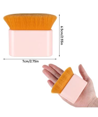 Self Tanning Brush - Large Vegan Kabuki Foundation Makeup Brush for Perfect Spray Tan & Bronzer Application - Buy Online on GoSupps.com
