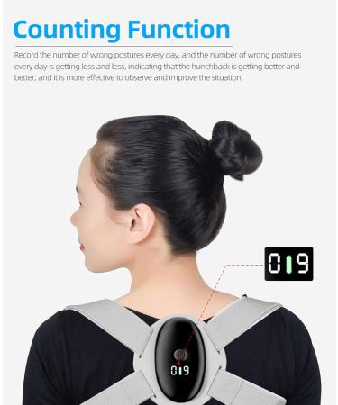 NGP Intelligent Back Straightener - Posture Trainer for Men Women & Kids | Adjustable Breathable Reminder to Correct Posture - Buy Online on GoSupps.com