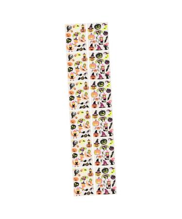 Didiseaon 12 Sheets Halloween Face Lifting Belt Halloween Party Accessories Halloween Stickers for Face Children Face Stickers Grimace Pumpkin Stickers Party Sticker Cartoon Face
