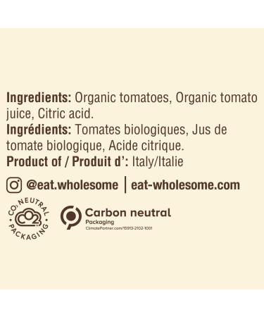 Eat Wholesome Organic Italian Whole Tomatoes 796 ml (Pack of 12) - Buy Online on GoSupps.com